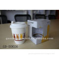 10 oz ceramic coffee 2 go mug with silicon lid
